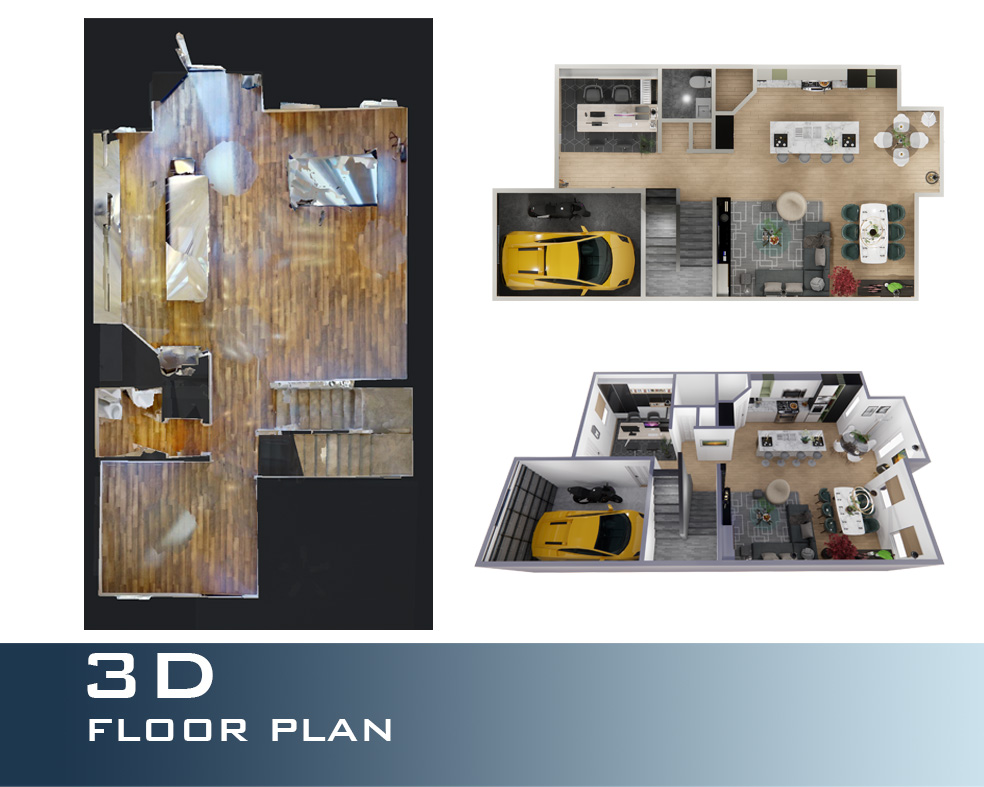 Tạo 3D Floor Plans từ 3D Matterport