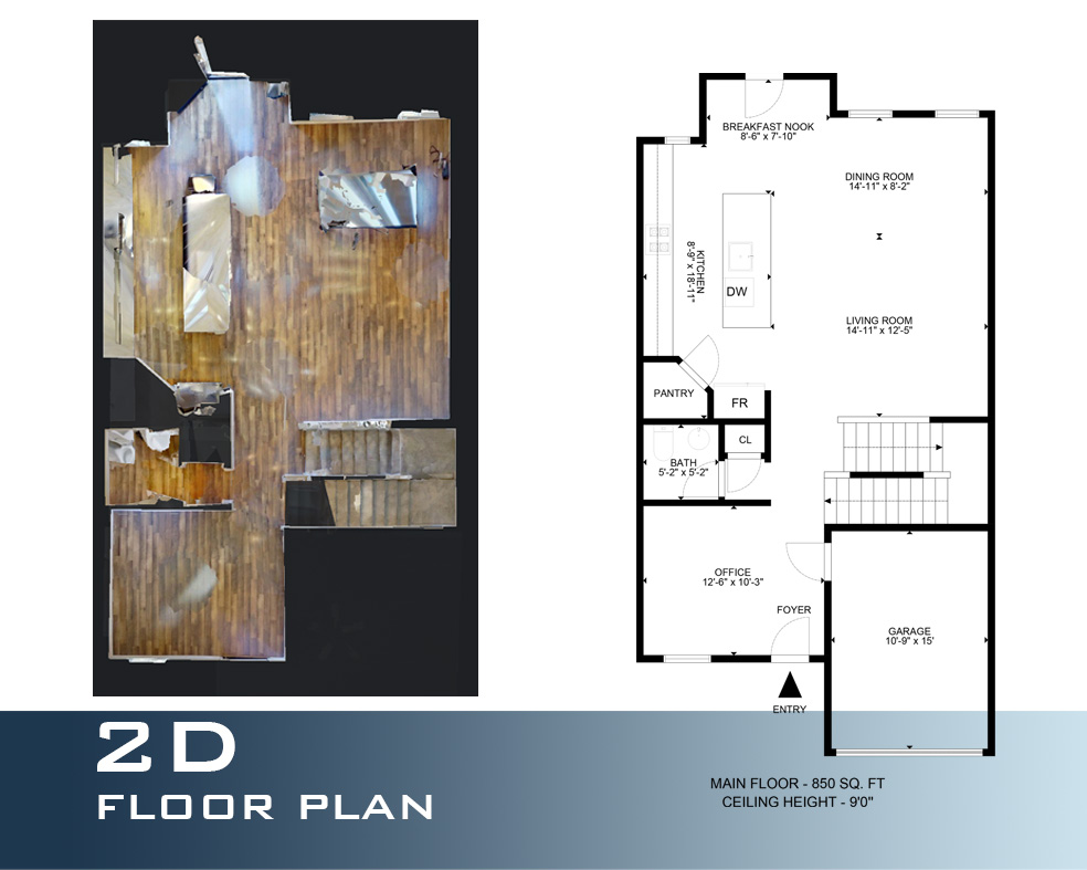 Tạo 2D Floor Plans từ 3D Matterport