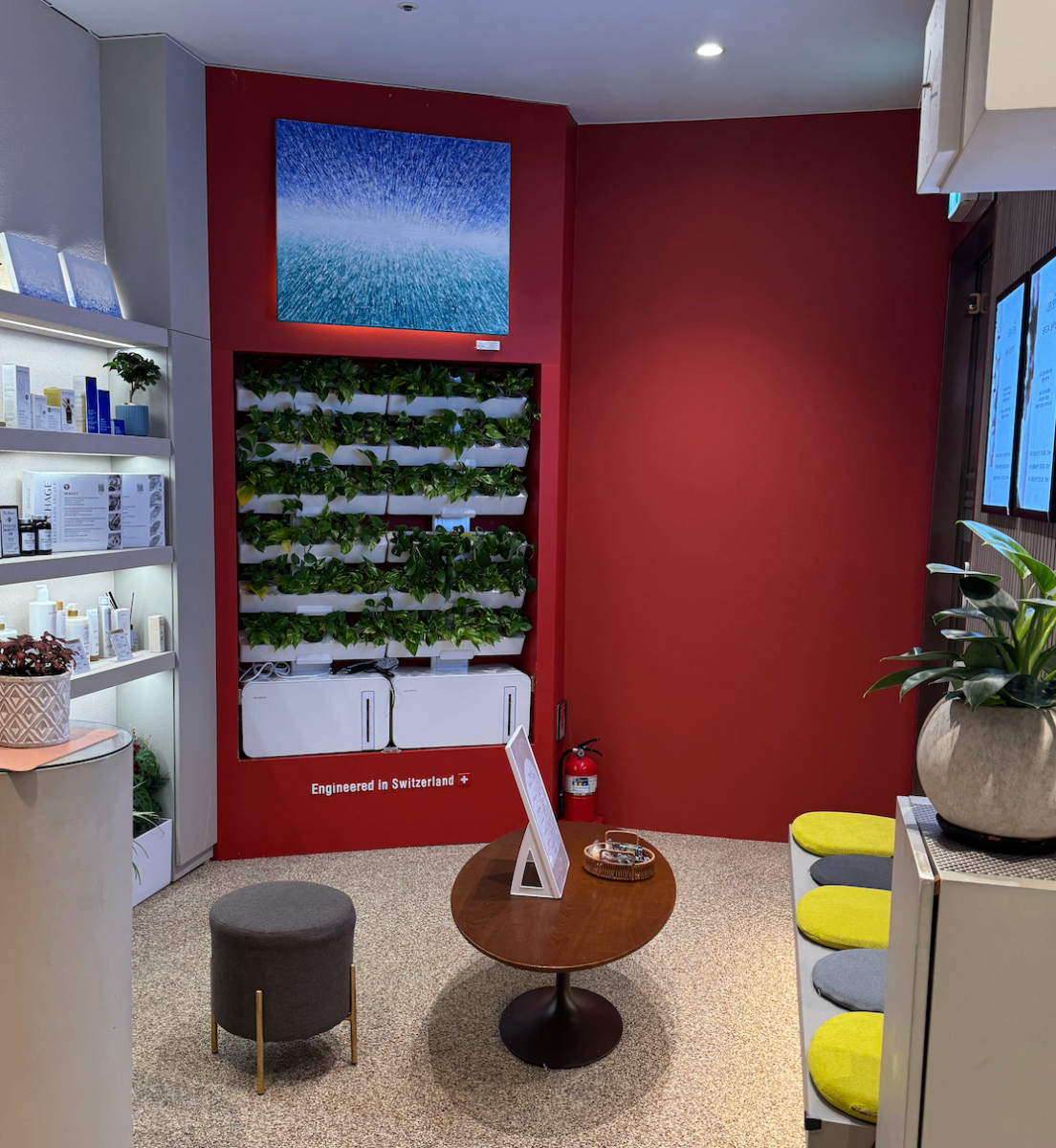 샵 입구 & 제품 공간