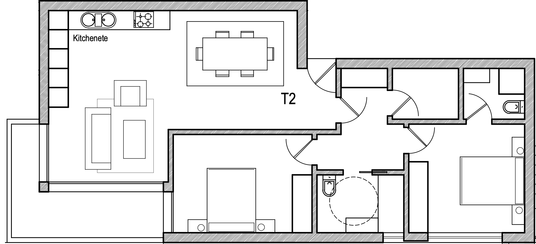 T2 Typology - 91-96 m²