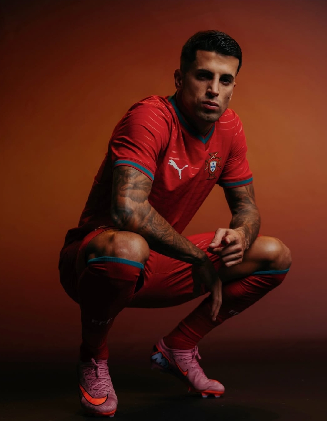 Adepto com camisola Portugal