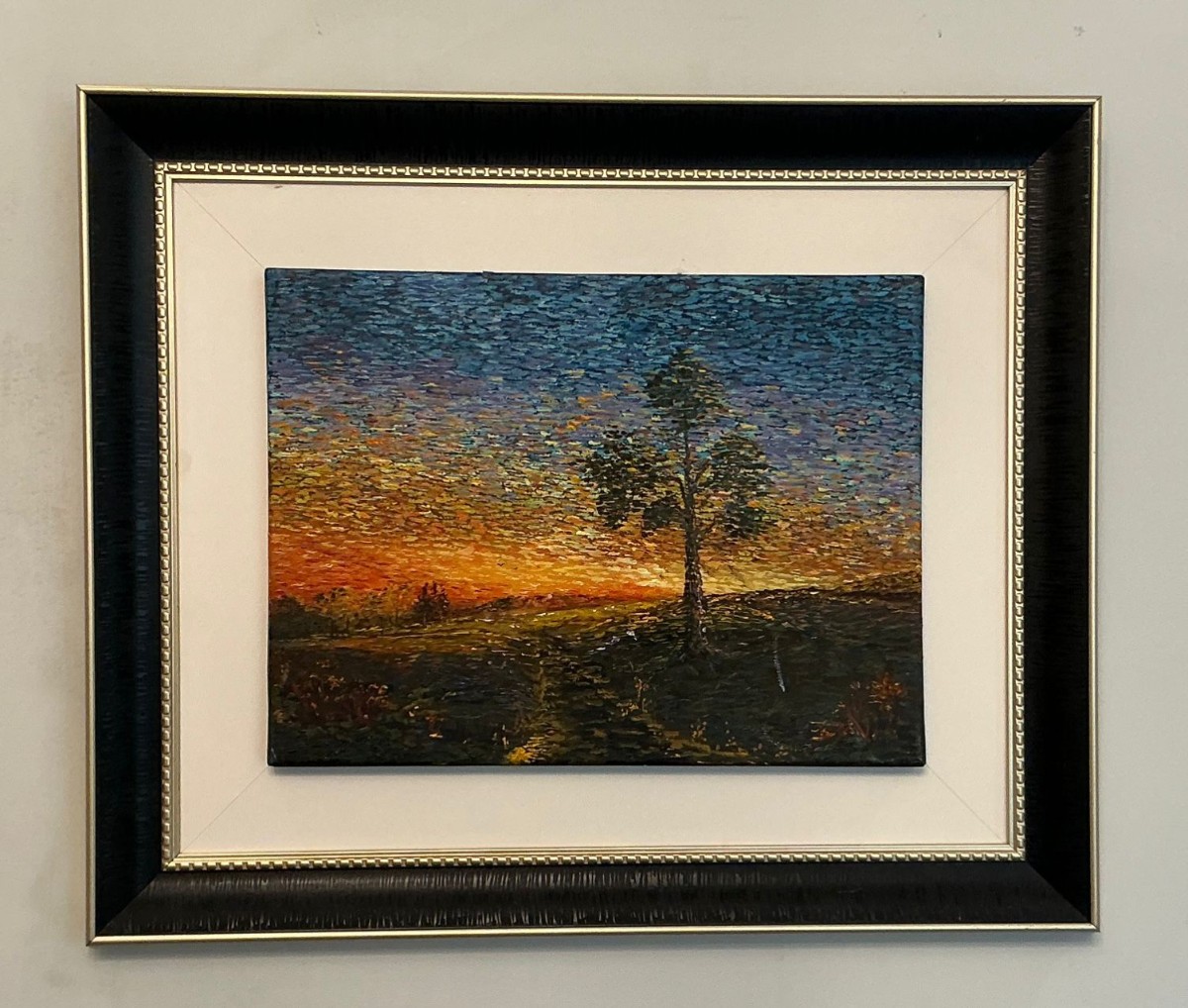 Setting Sun Over the Hills