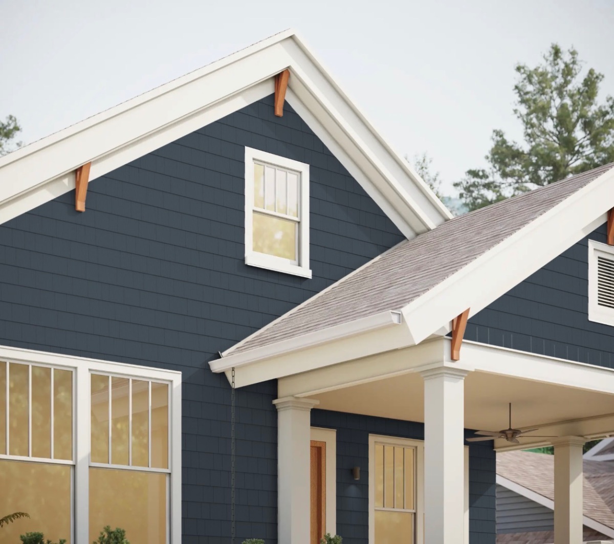HardieShingle Siding on Florida Home