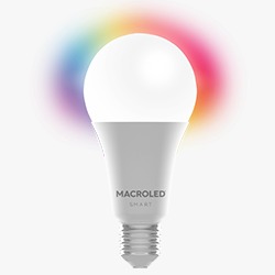 Bulbo LED Smart RGB 12W - Iluminación LED profesional Lima Perú - 12W E27 RGB + 2700K/4500K/6500K Smart - Macroled