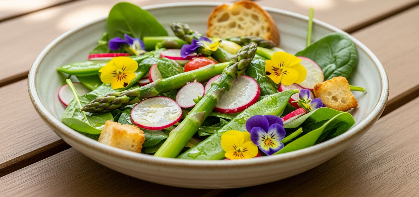 春野菜を使った彩り豊かなサラダレシピ