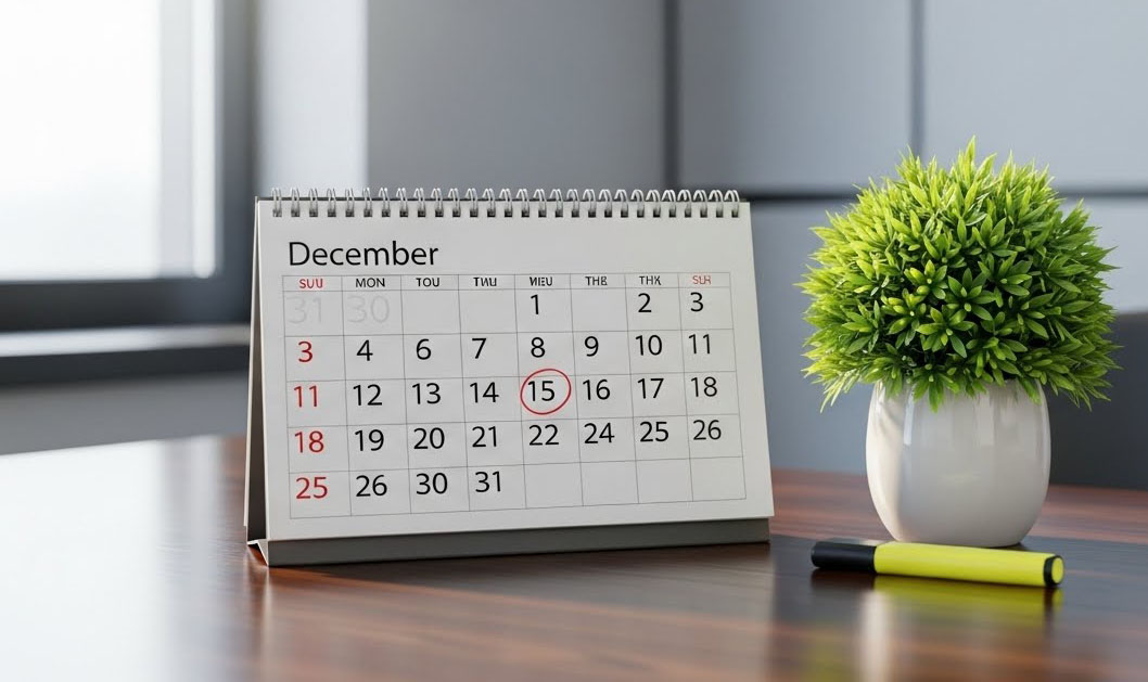 年末年始の営業日程について