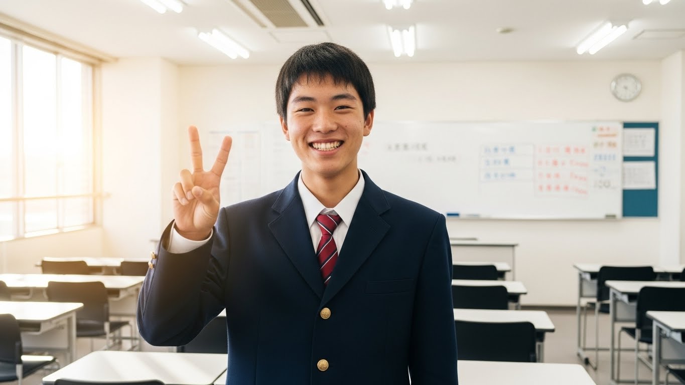 岡山城東高校合格!Bさんの1年間の軌跡