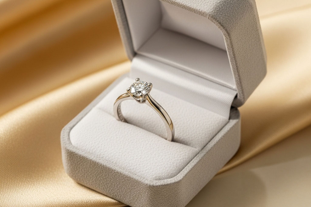 プラチナ婚約指輪 - 岡山のジュエリーおかやま