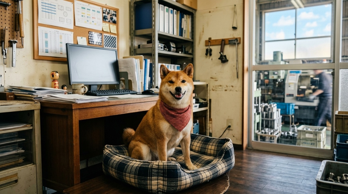 営業部長のハナちゃんも毎日出社!