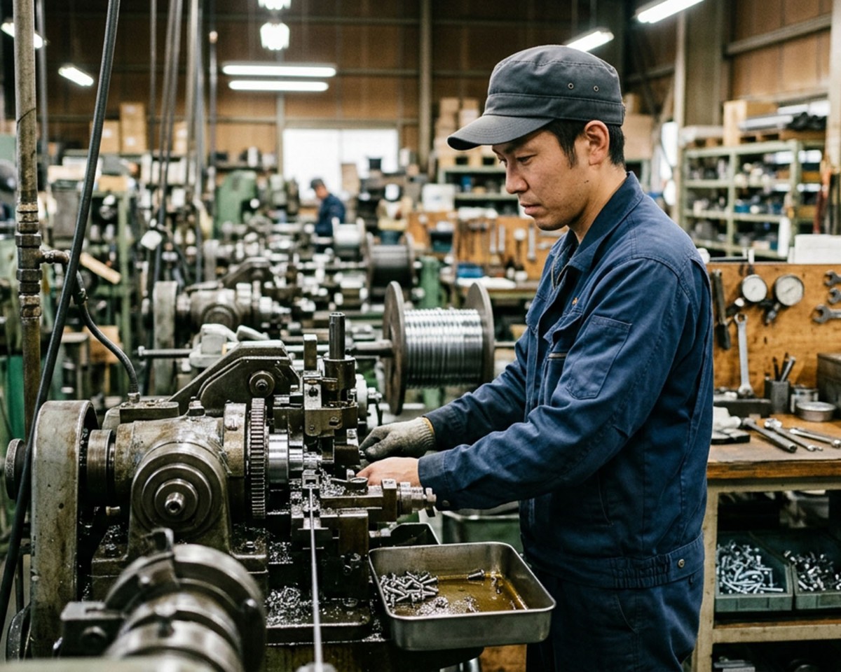 職人による精密加工