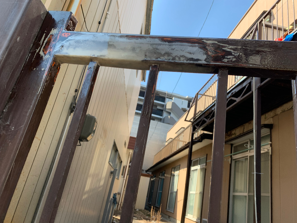 フェンスの腐食補修 - 施工後