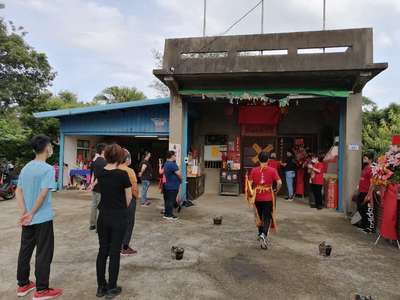 安座於「桃園新屋行鎮宮」