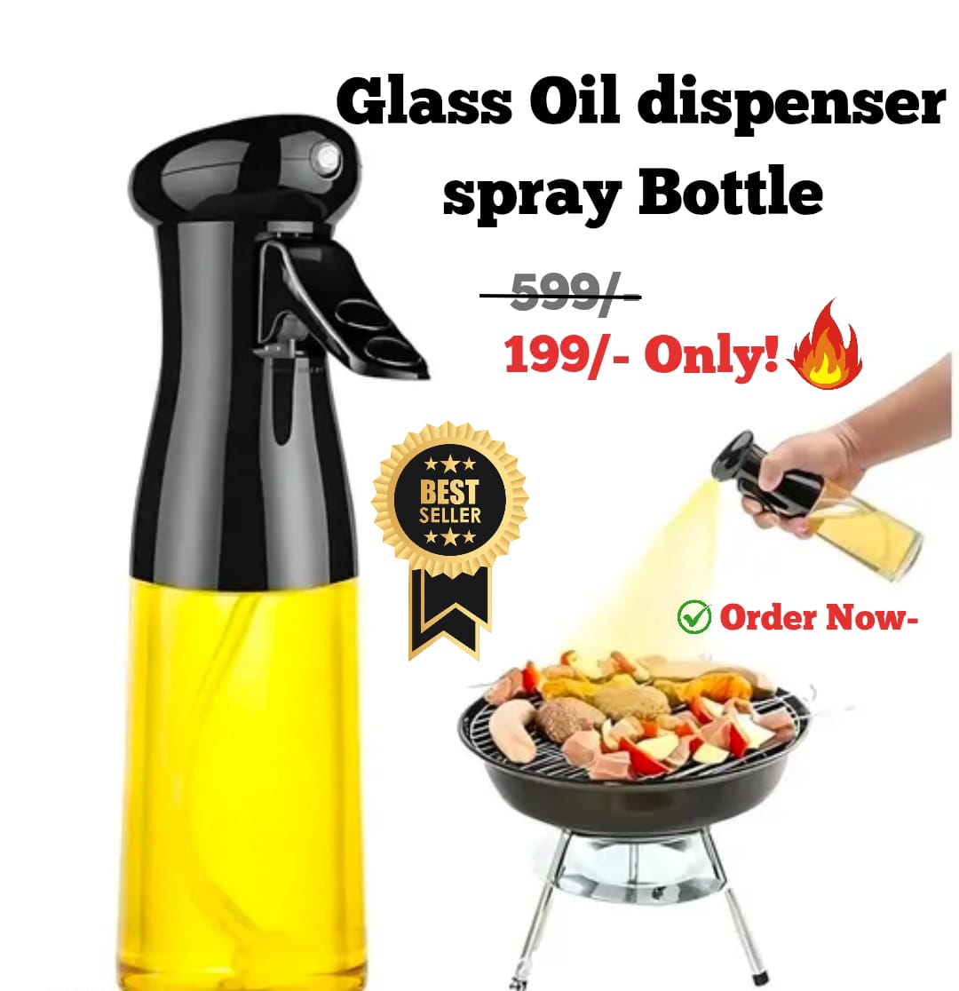 Advanced 200ml Glass Bottle Oil Sprayer for Cooking, Salads, BBQs, Baking, Frying and Air Fryer