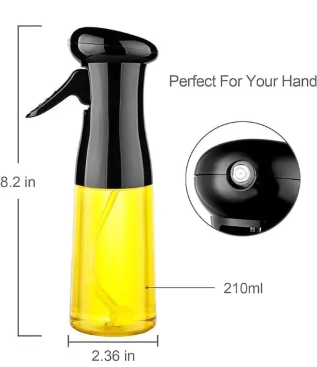 Advanced 200ml Glass Bottle Oil Sprayer for Cooking, Salads, BBQs, Baking, Frying and Air Fryer 2