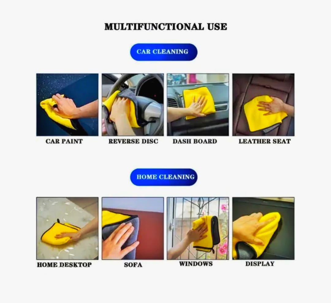 Pack of 5 Car Kitchen Dining Clean Cloth. 2