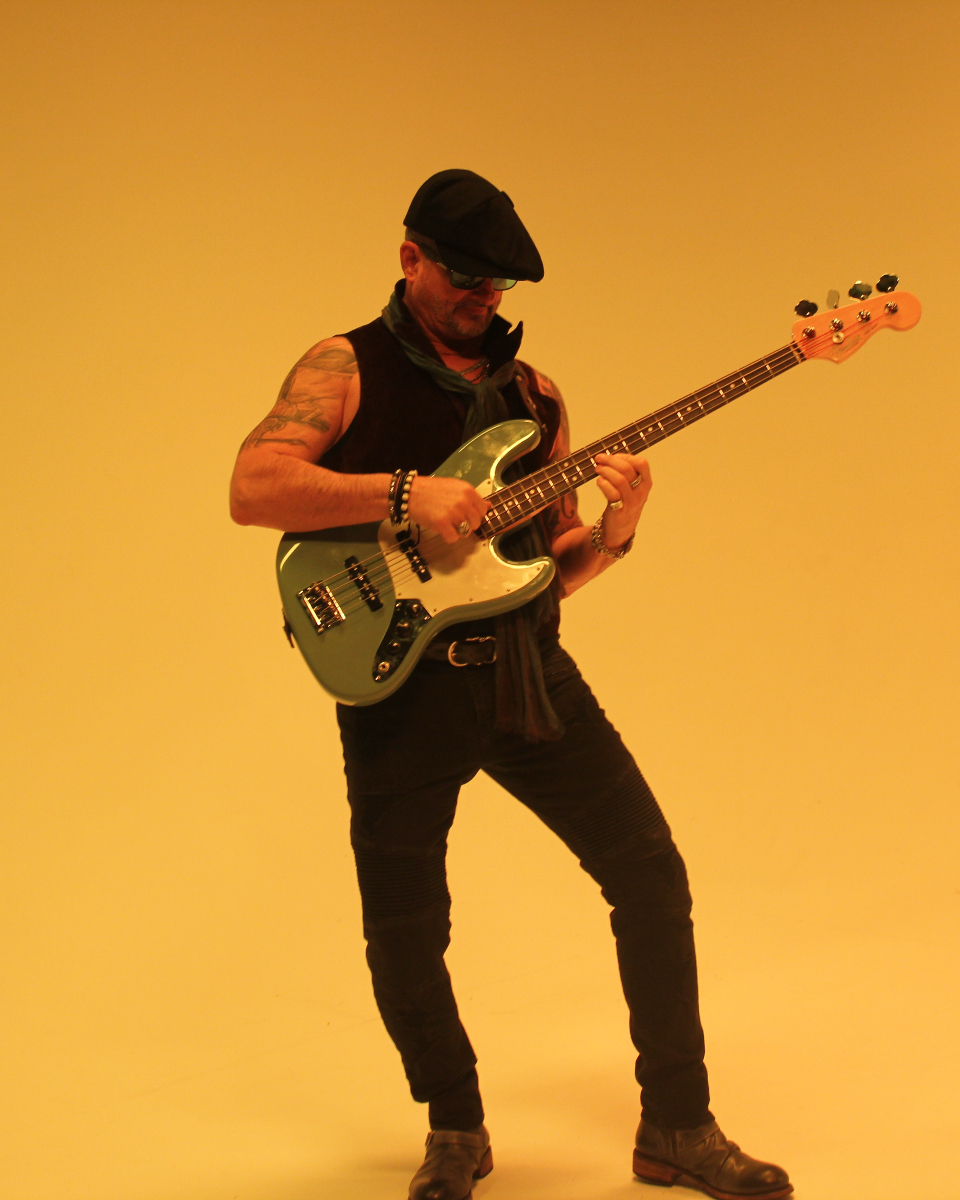 Jerry with bass guitar