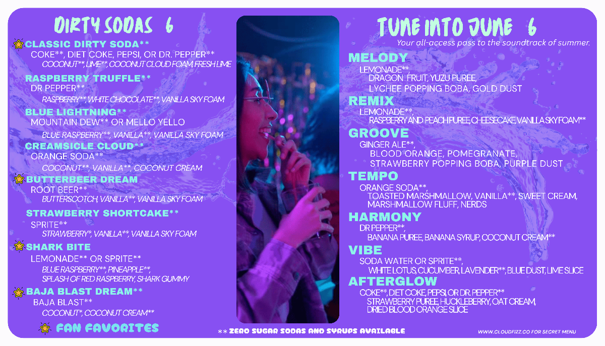 June 2026 Menu