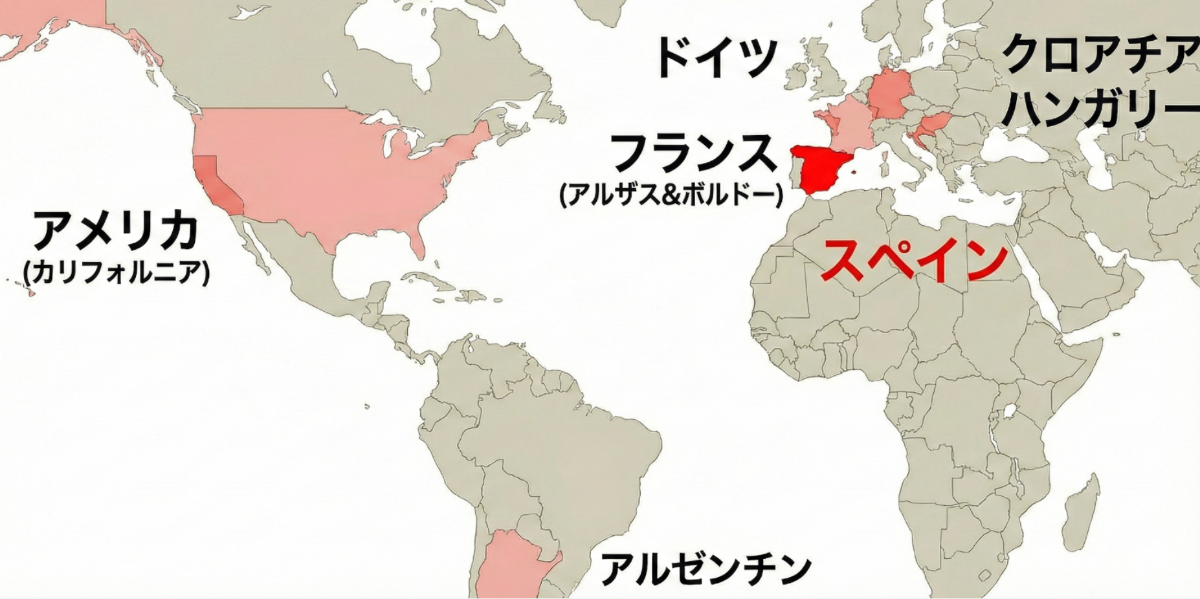 世界地図 - テーマワイン