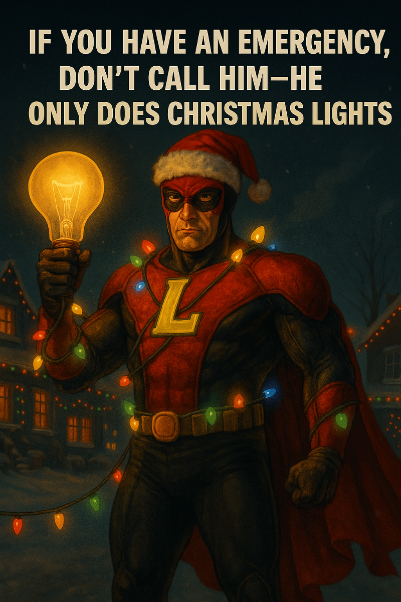 Lightning Man - Your Christmas Light Guardian