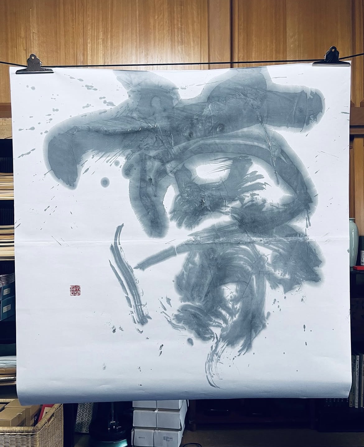 テレビドラマばらかもん書道小道具作品9