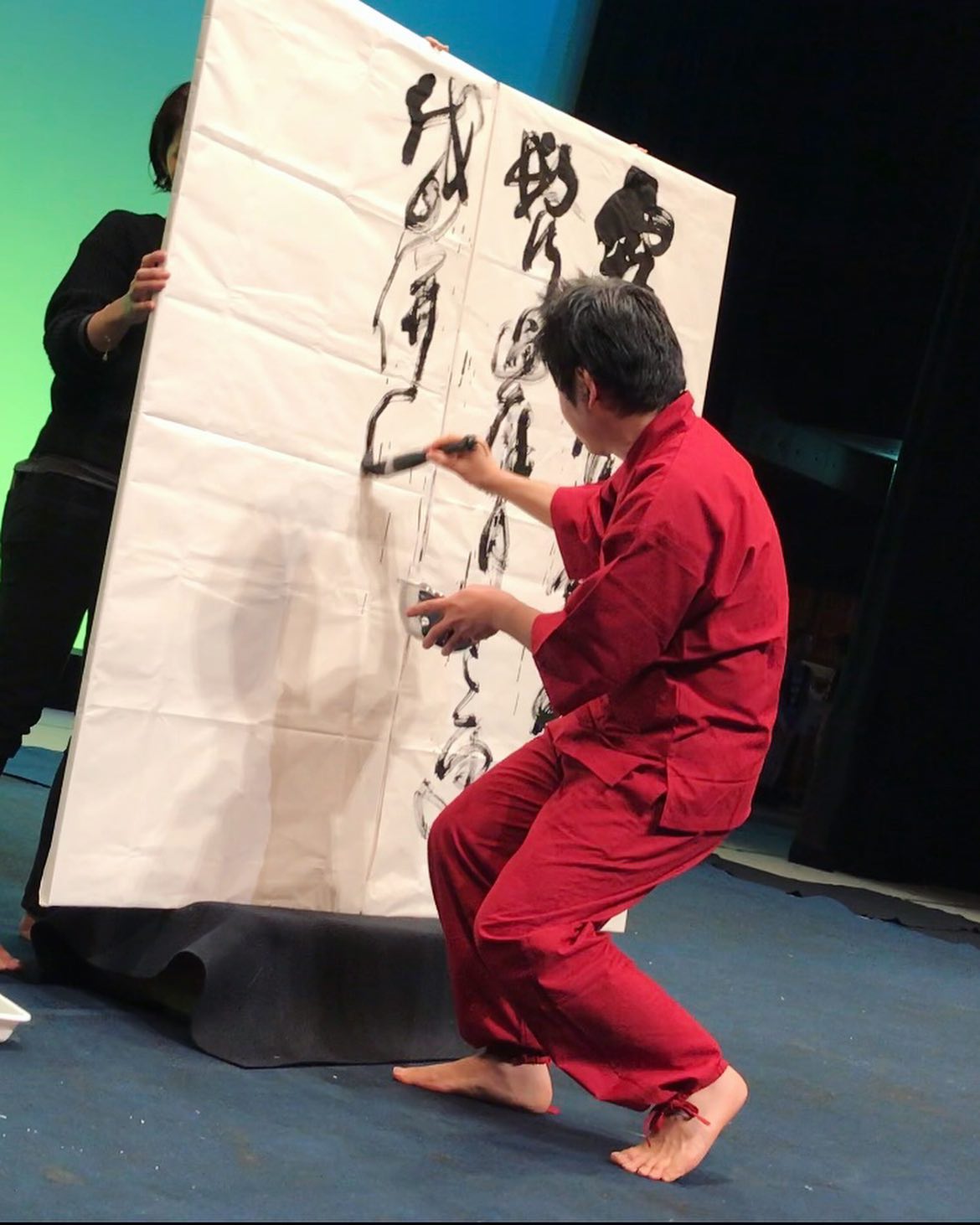 書道パフォーマンス2