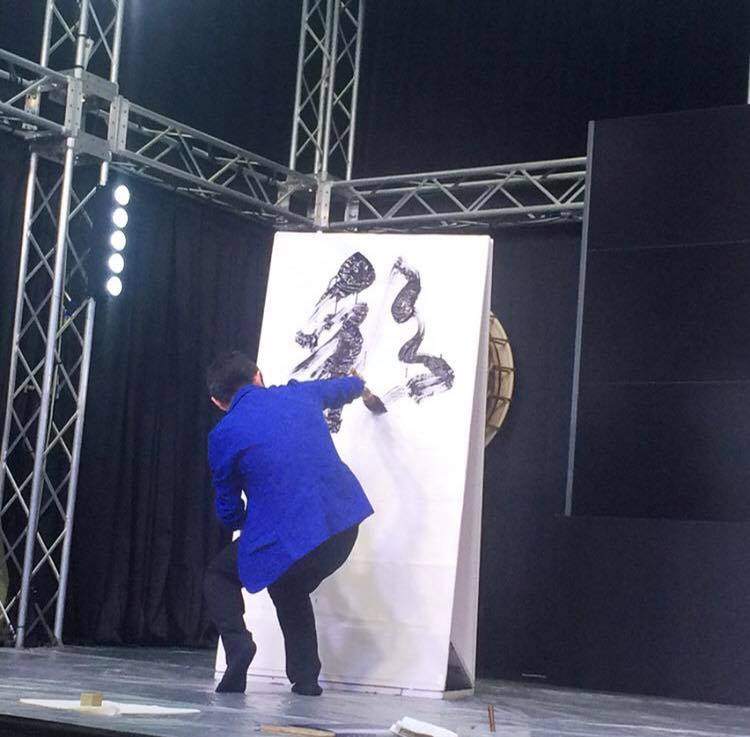 書道パフォーマンス10