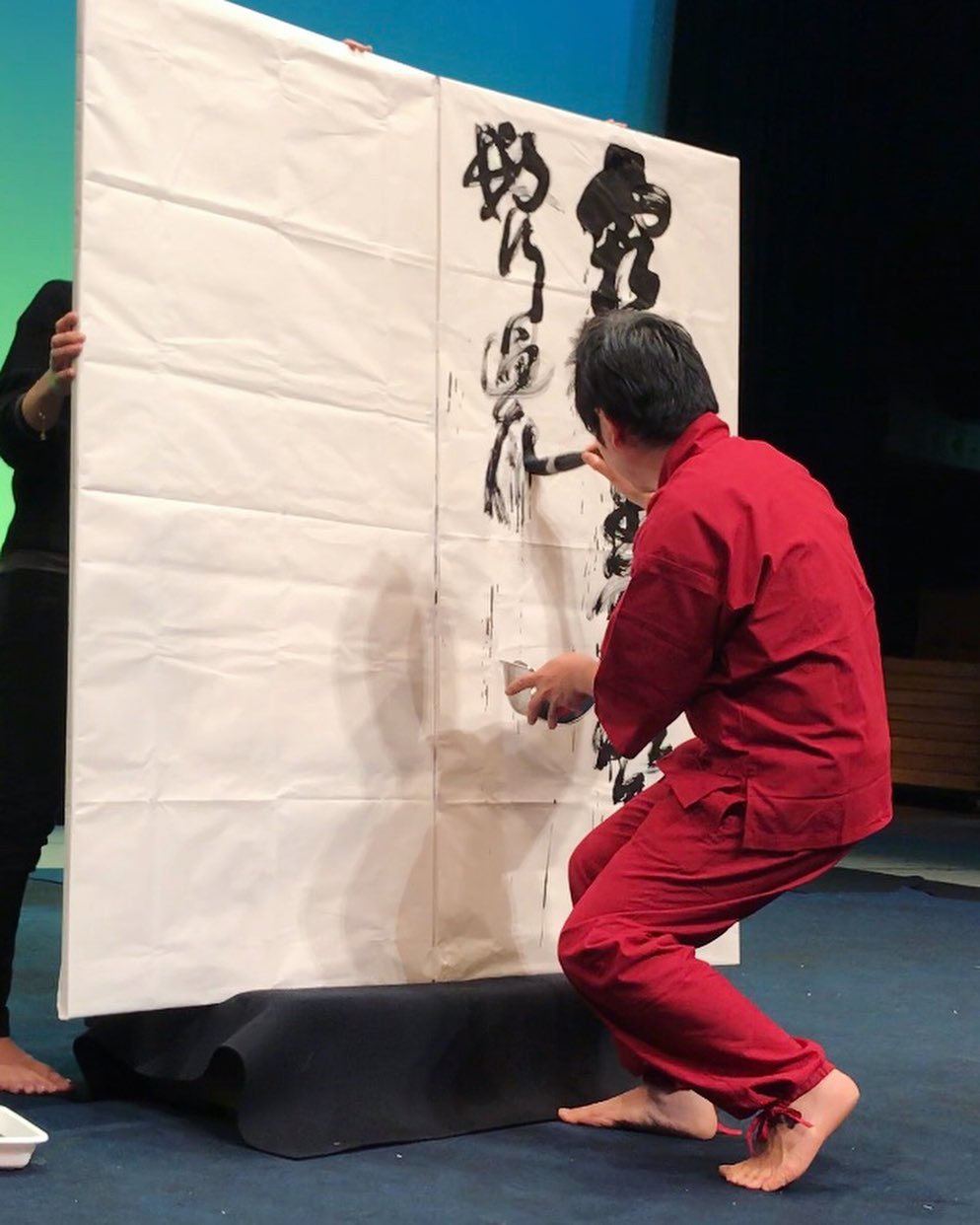 書道パフォーマンス3