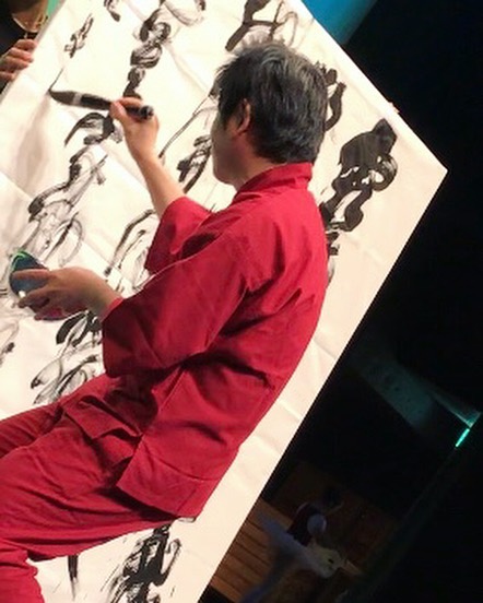 書道パフォーマンス4