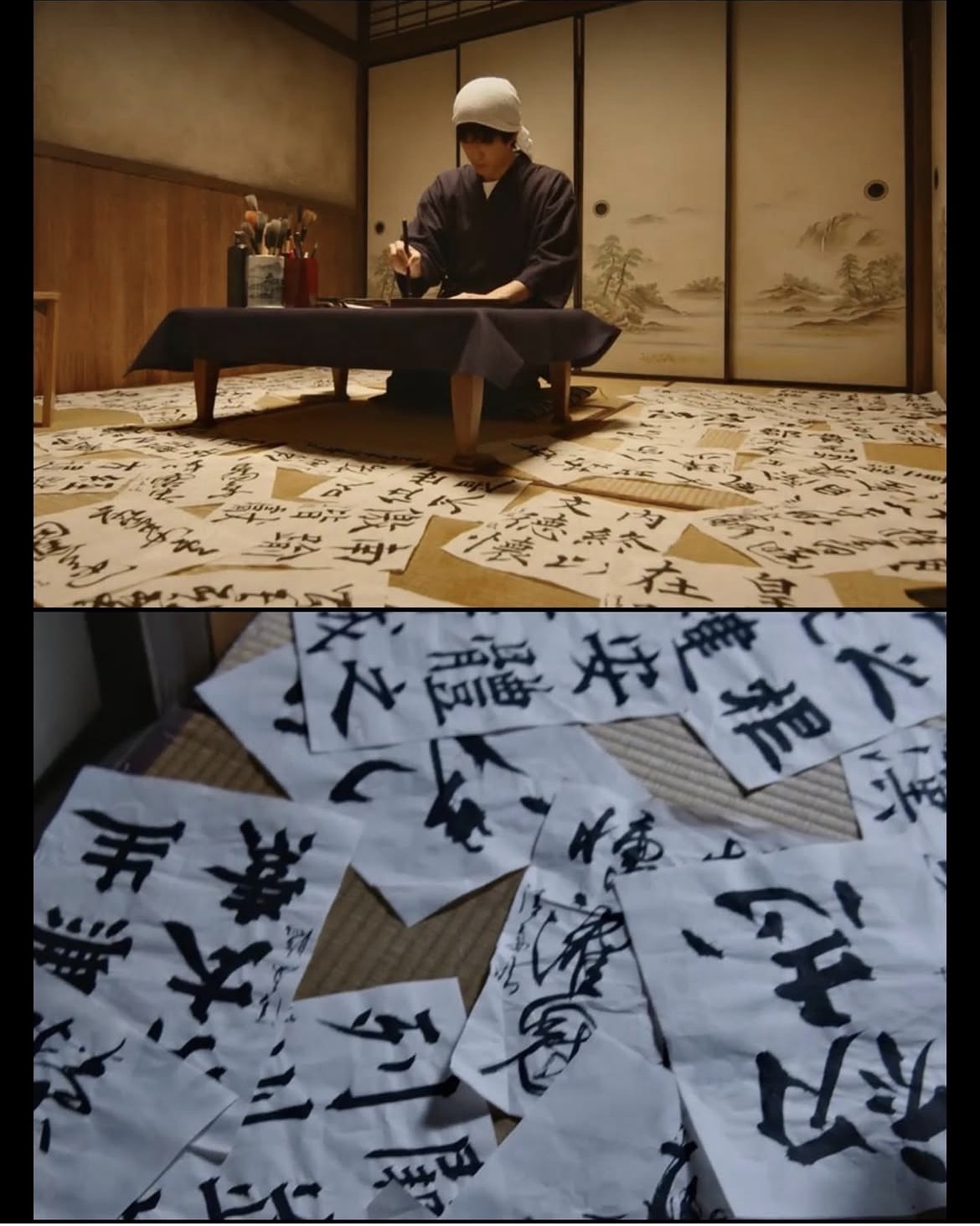 テレビドラマばらかもん書道小道具作品16