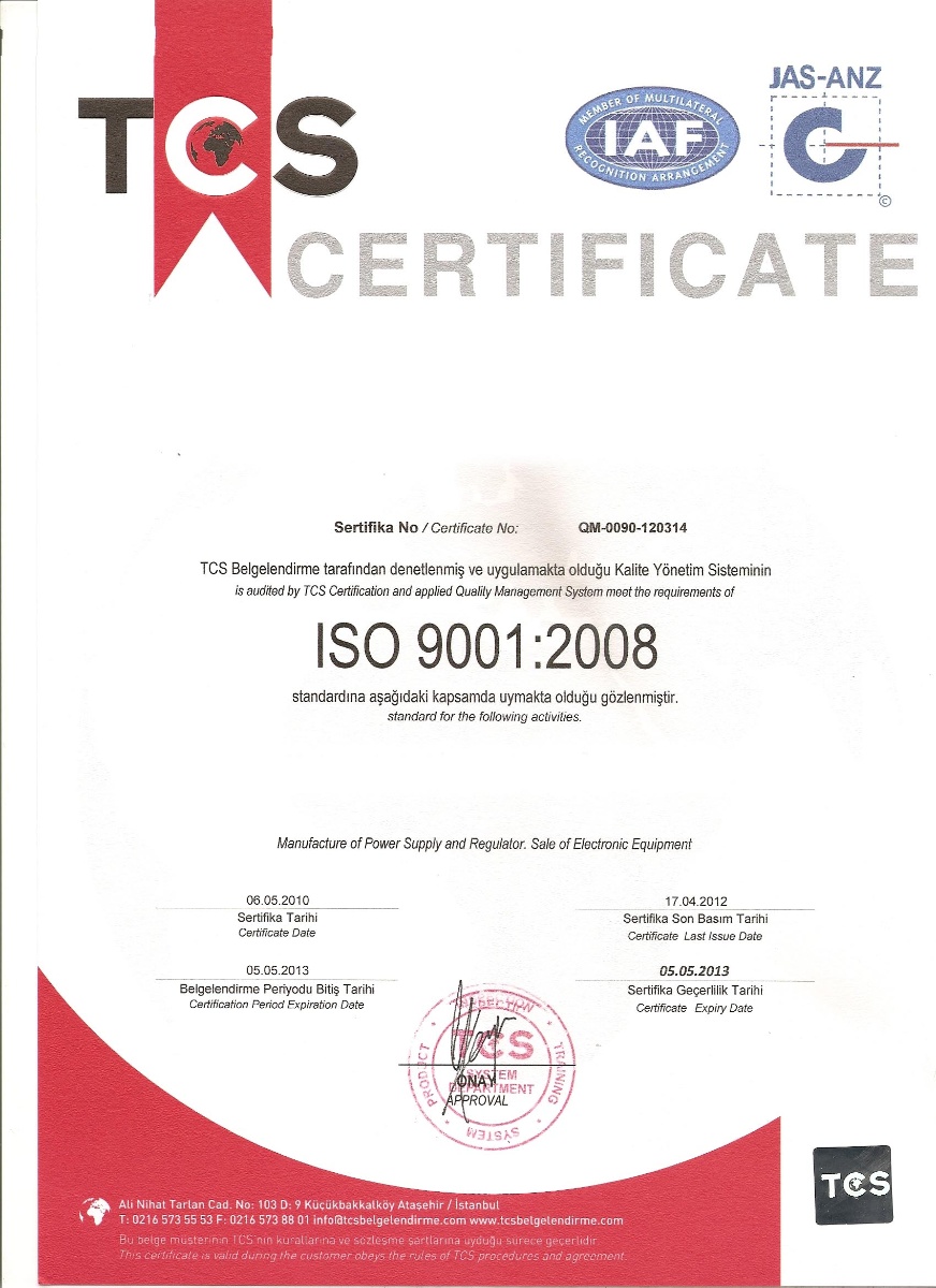 ISO 9001:2008