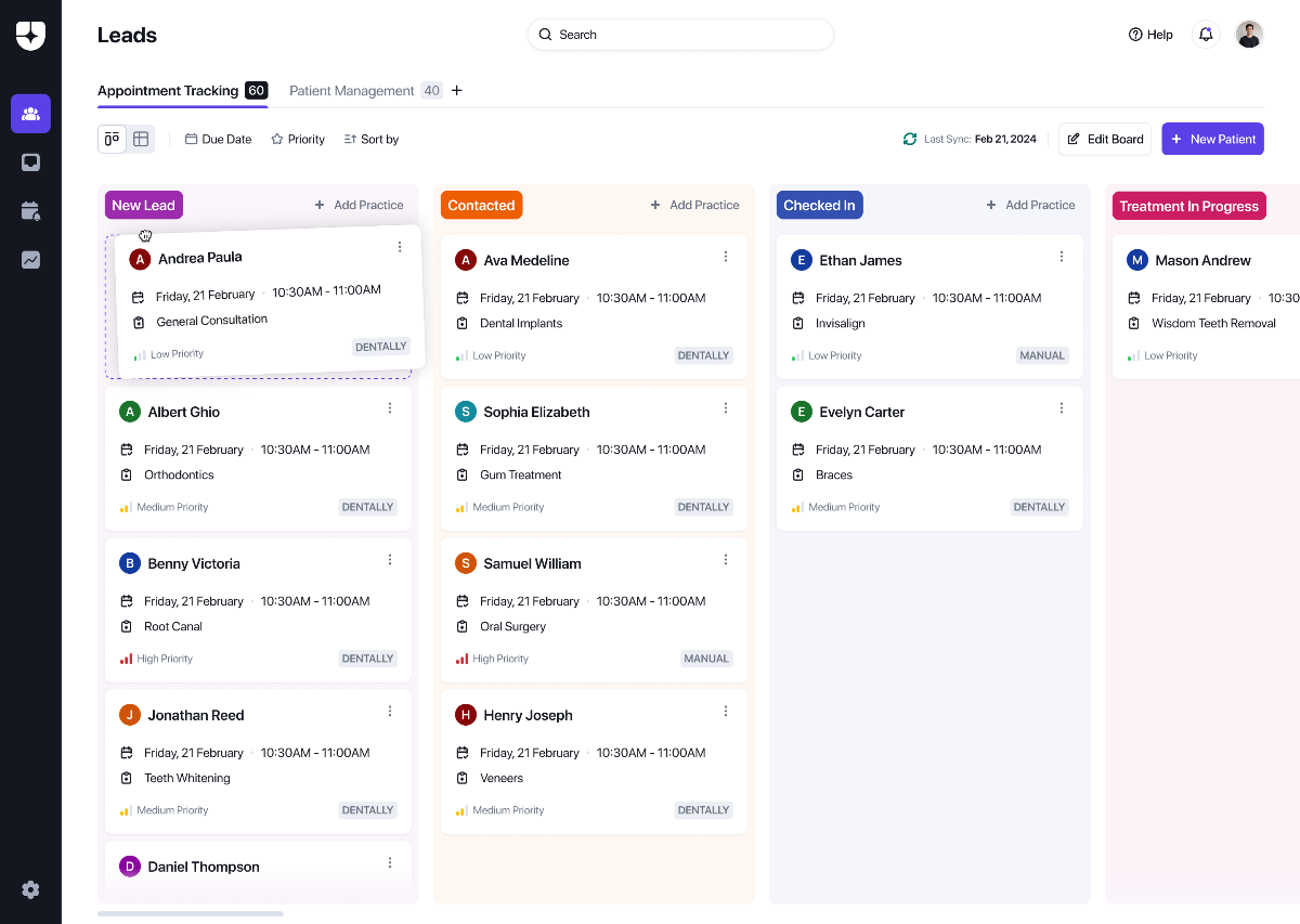 Smart Scheduling Dashboard