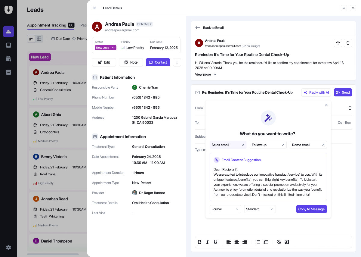 Patient Records Dashboard