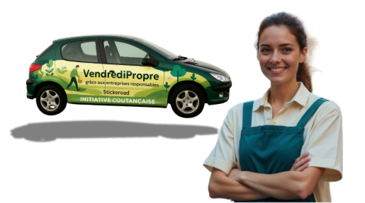 Conductrice partenaire Stickeroad