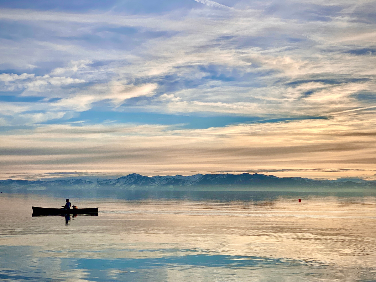Serene mountain landscape representing transformation and clarity