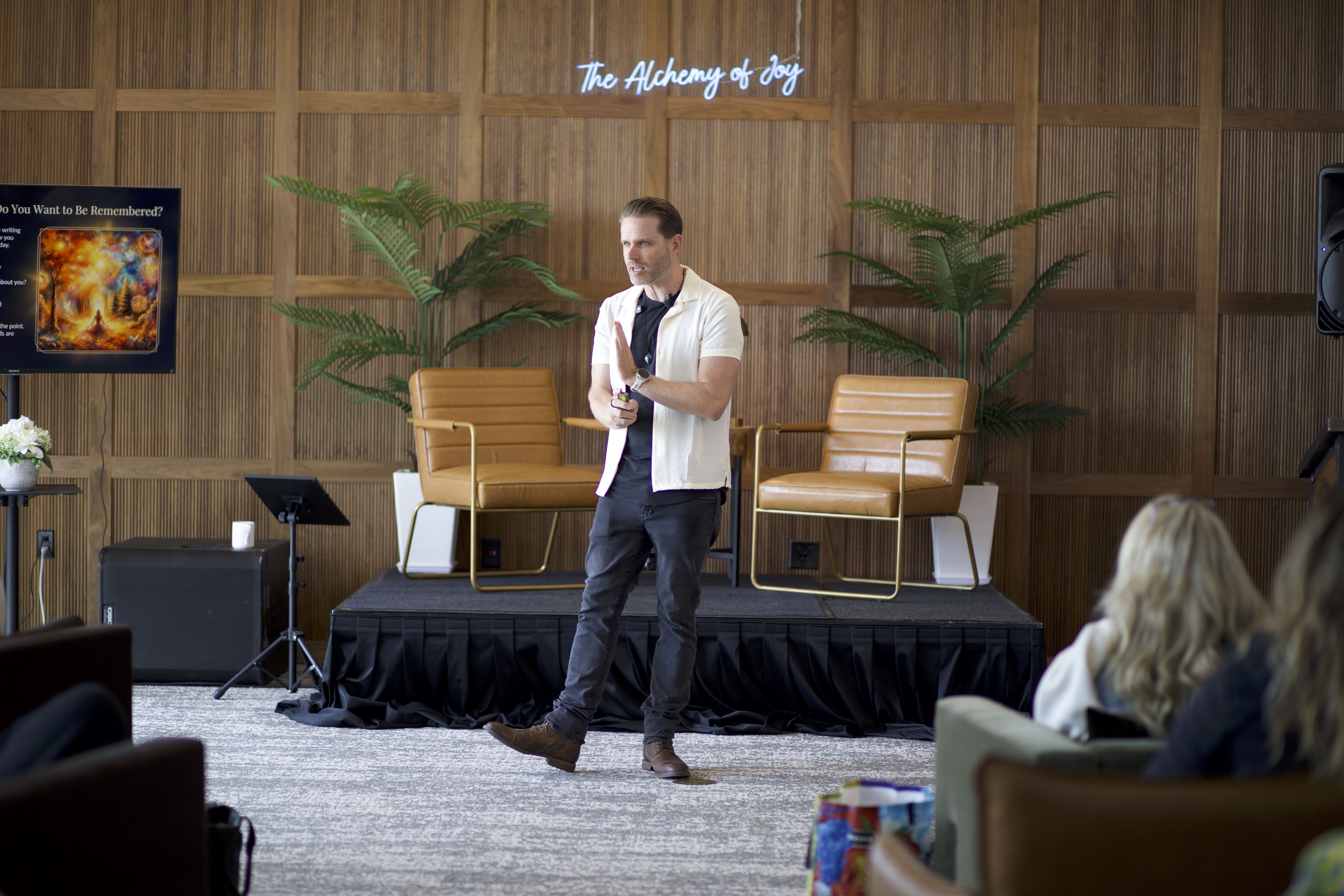 Brent Freeman on stage