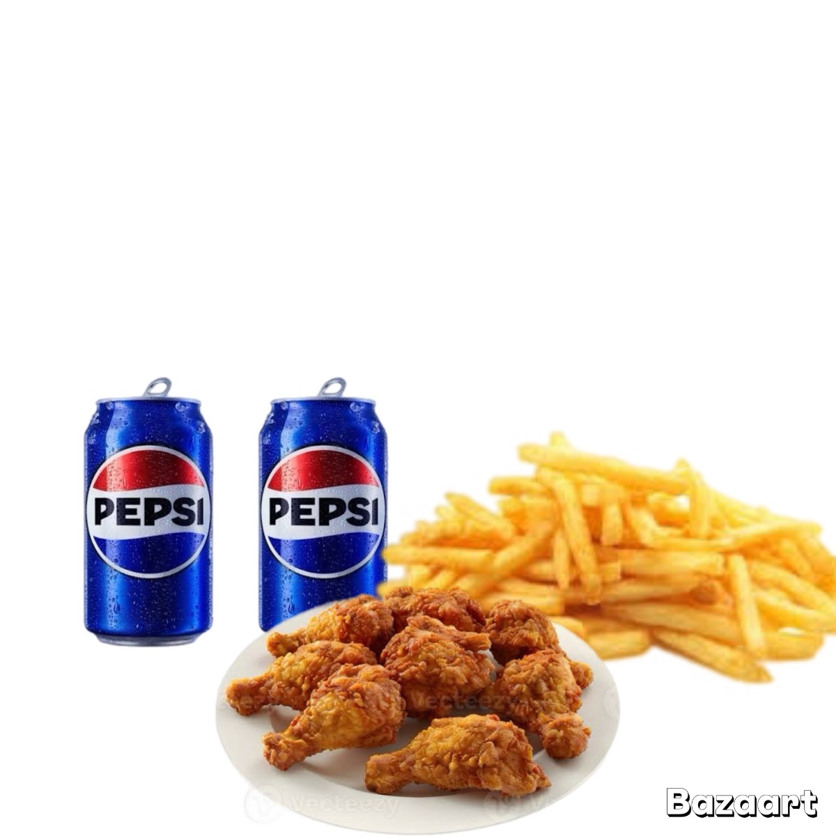 9 Piezas de Pollo Frito