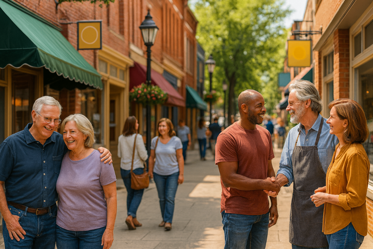 Thriving small town business community