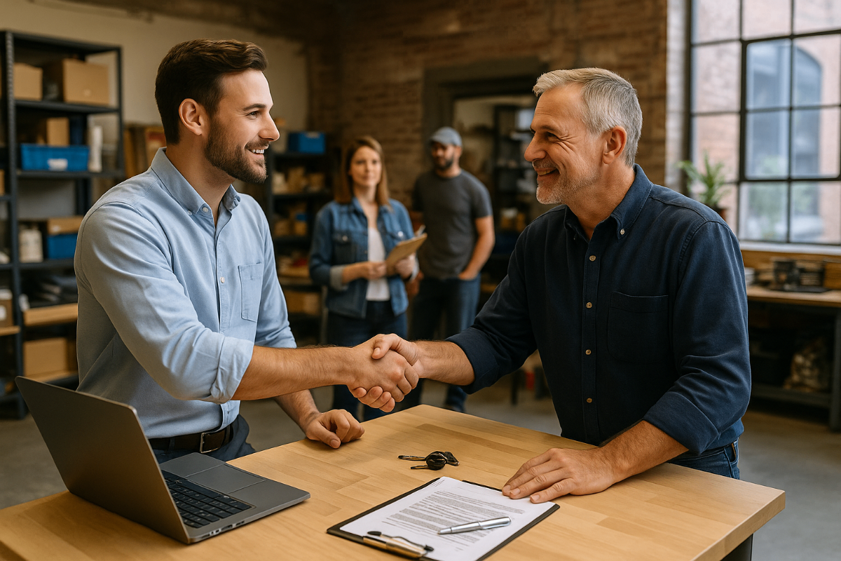 Professional business meeting