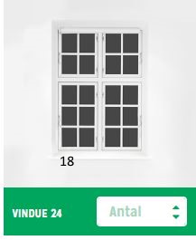 Light-Divided Window 4 Sections