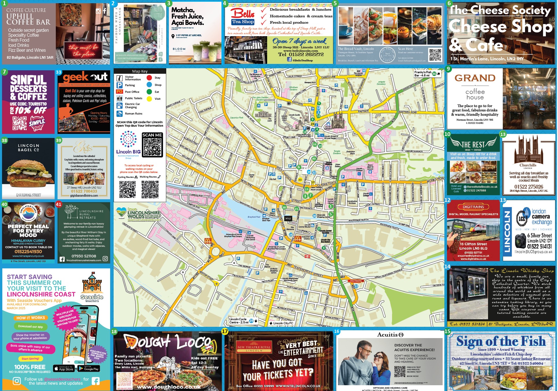 Lincoln Tourist Map