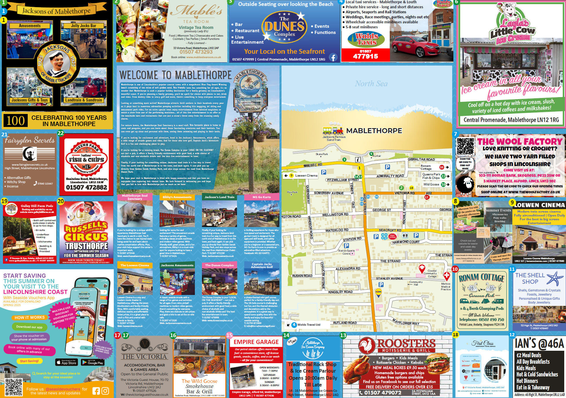 Mablethorpe & Sutton on Sea Map