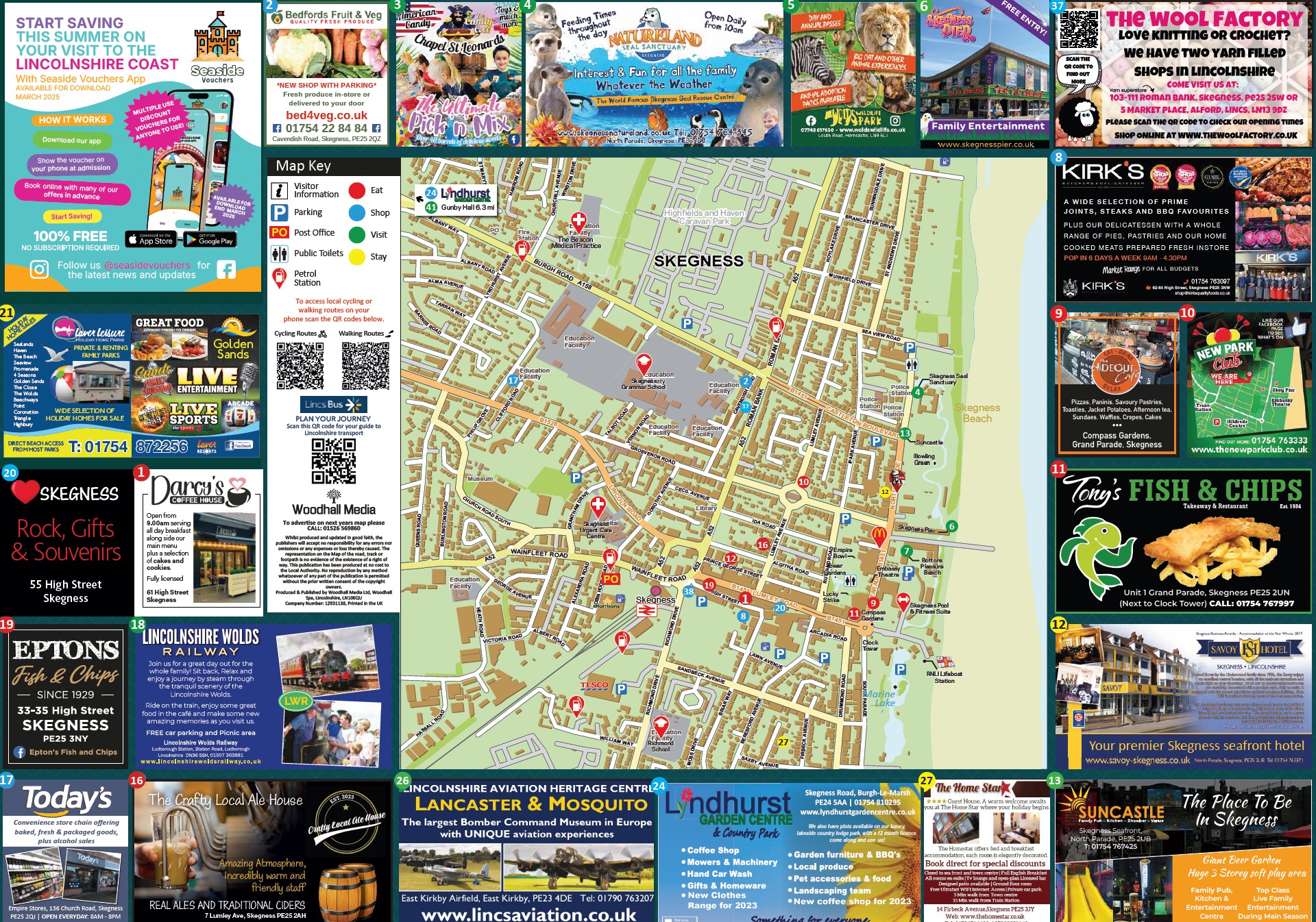 Skegness Coastal Map