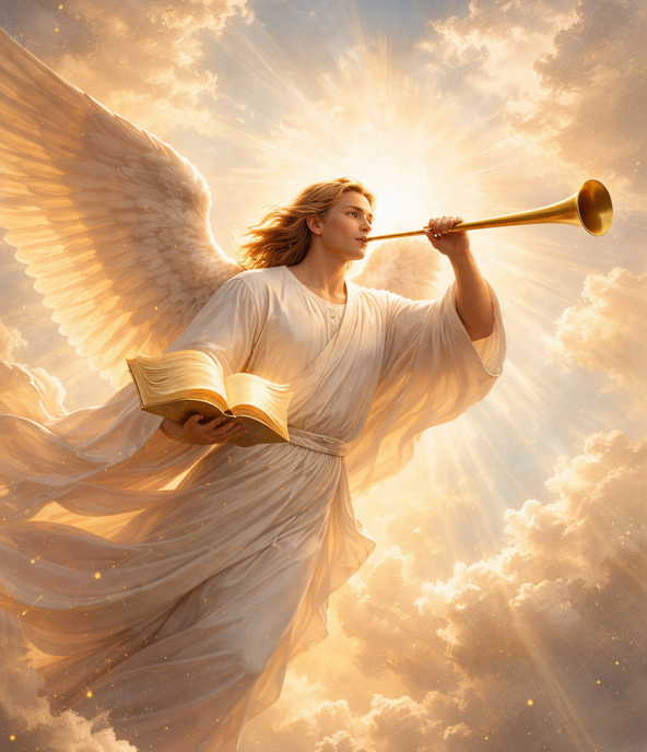 Third Angel solemn message - commandments of God and faith of Jesus Third Angel with Solemn Message