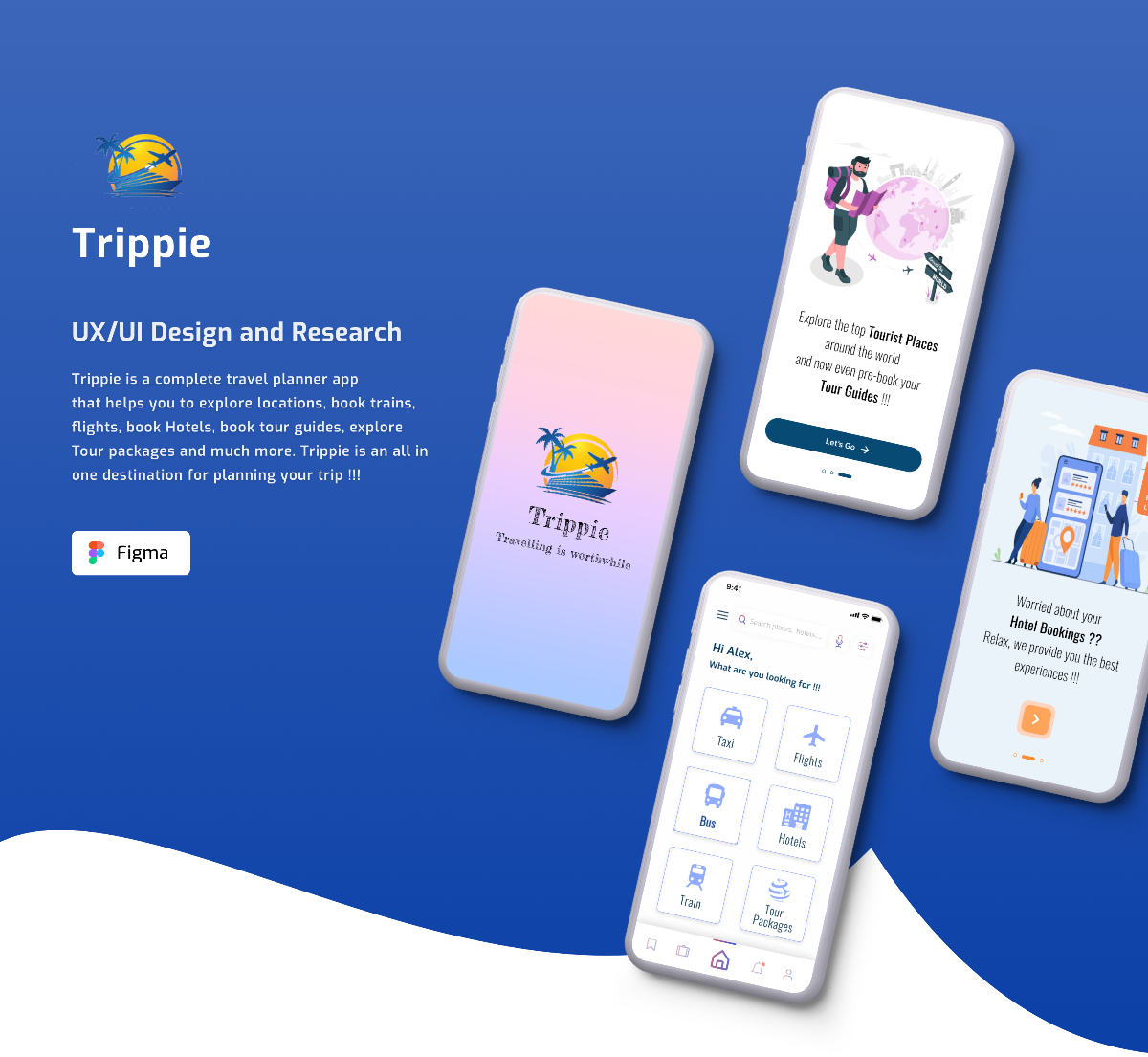 Trippie ui ux design & research