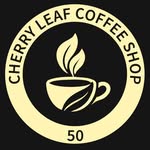 Cherry Leaf Coffee Shop Logo