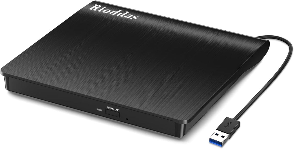 Rrtoddas External CD/DVD Drive for Laptop