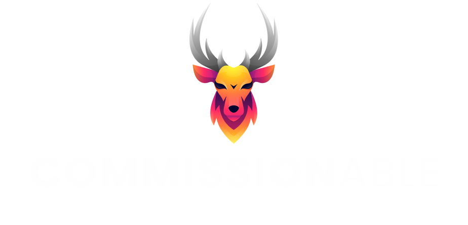 Commissionable affiliate marketing platform dashboard showing commission tracking
