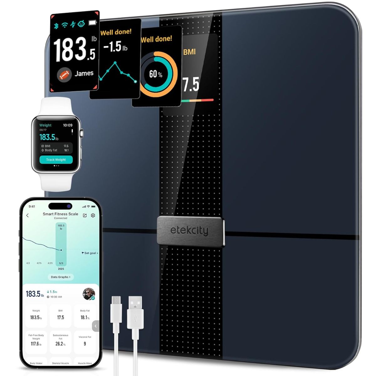 Etekcity FSA&HSA Eligible Smart Scale