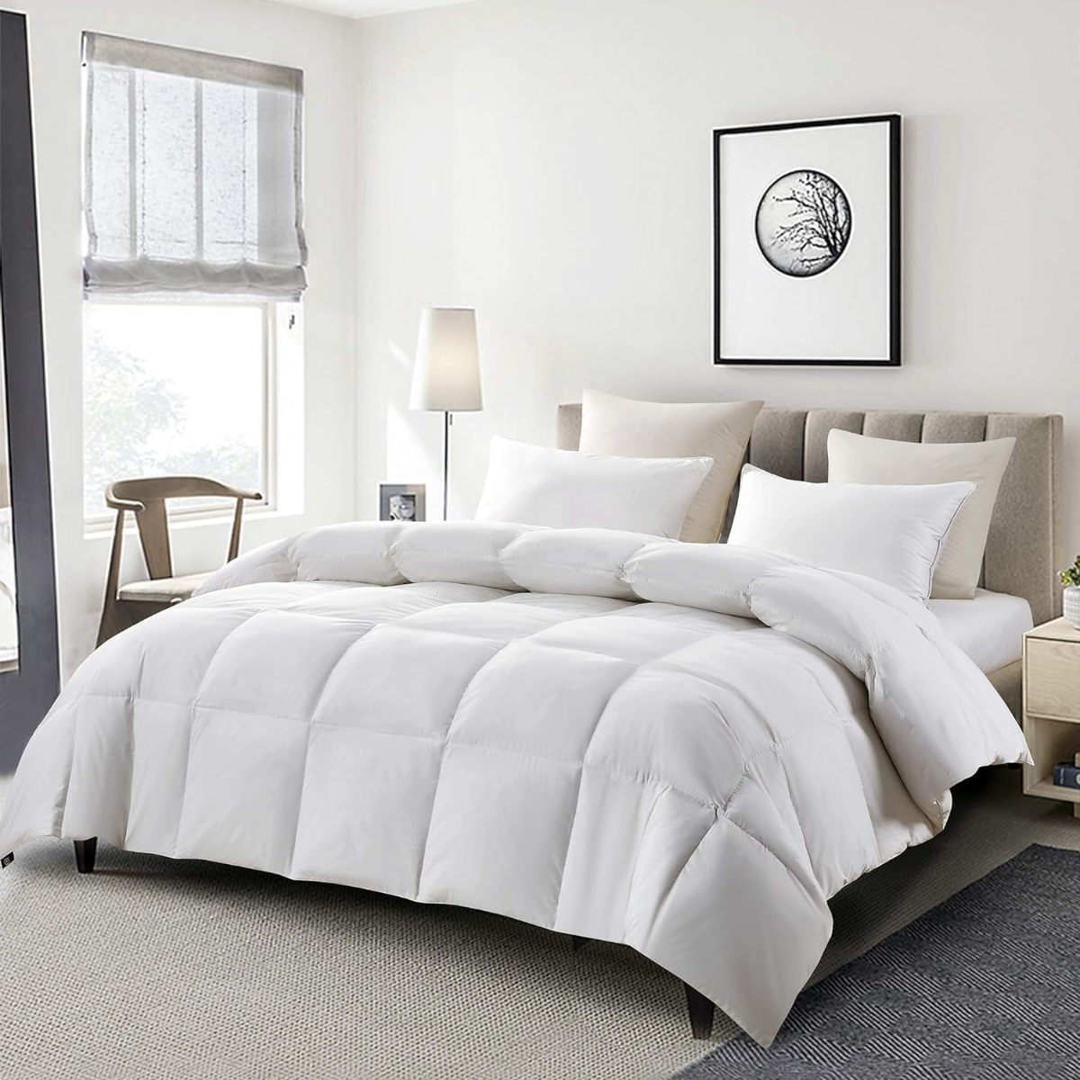 Serta Goose Feather Down Fiber Cotton Comforter Review – Luxury Sleep with OEKO-TEX Certified Fill