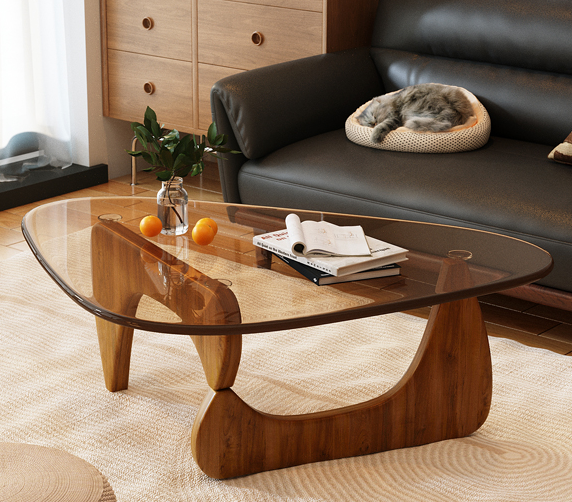 CAJCA Coffee Table Review – Premium Oak Wood with Tempered Glass Excellence